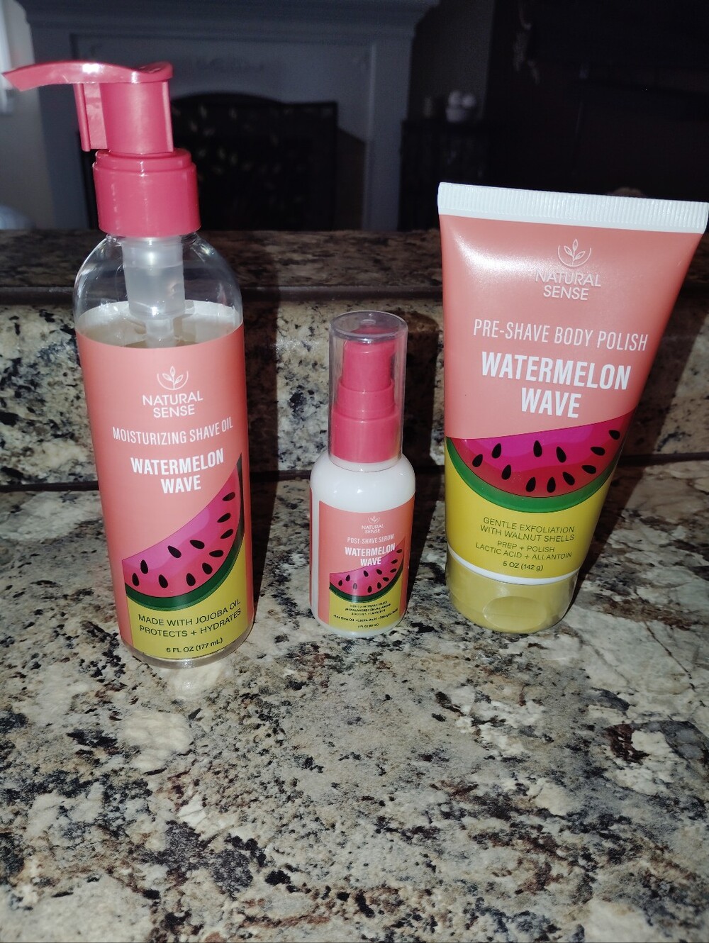 Watermelon Wave 3 Piece Women's Shave Set